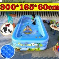 ราคา สปอตกรุงเทพฯ สระน้ำเป่าลม PVC สระน้ำเป่าลม 3 เมตร 3 ชั้น สระว่ายน้ำเป่าลม swimming pool สระน้ำขนาดใหญ่ สระน้ำเป่าลม สระน้ำเด็ก สระเป่าลม อ่างน้ำเป่าลม ของเล่นเด็ก สระน้ำ ชั้น สระน้ำขนาดใหญ่ ยาวพิเศษ (