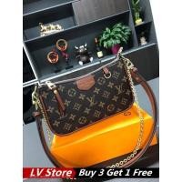 ราคา 1028 เกรดด้านบน LV กระเป๋าโทรศัพท์กระเป๋าสะพายสำหรับผู้หญิงในการขายเดิม2023ใหม่แฟชั่นเกาหลีแท้ข้ามร่างกายโซ่กระเป๋ากระเป๋าสะพาย LV กระเป๋าถือกระเป๋าช้อปปิ้งกระเป๋าคลัทช์กระเป๋าใส่เหรียญกระเป๋าเครื่องส