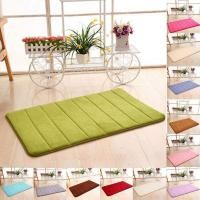 ราคา พรมเช็ดเท้า เมมโมรี่โฟม 60x40 cm ดูดซับได้ดี กันลื่น แห้งเร็ว มีให้เลือก 10 สี พรม พรมปูพื้น พรมปูพื้นห้อง พรมดักฝุ่น พรมกันลื่น พรมห้องน้ำ Memory Foam Carpet Floor Mat new step asia (21422578798)
