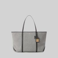 ราคา Polo Ralph Lauren กระเป๋าผู้หญิง Canvas Leather Large Emerie Tote รุ่น WALRBAG0G620247 สีดำ (21398245629)