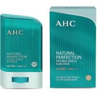 ราคา ส่งไว ของแท้ กันแดดแบบแท่ง กันน้ำ กันเหงื่อ ทาซ้ำได้ AHC Natural Perfection Double shield Sun Stick SPF50 PA 14 g (21432664925)