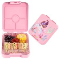 ราคา Aoha กล่องข้าวกลางวันเบนโตะสำหรับเด็ก กล่องเบนโตะนางเงือก4ช่องสำหรับใส่เบนโตะสำหรับเด็กเล็กหรือไปโรงเรียน (21359360453)