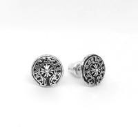ราคา Chrome Hearts Sterling Silver 925 เครื่องประดับเงินแท้ ต่างหู CH Stud Earring Code CED011 (13638055214)