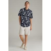 ราคา Mc jeans เสื้อเชิ้ตผู้ชาย แขนสั้น สีกรมท่า พิมพ์ลาย MSSZ215 (21405611350)