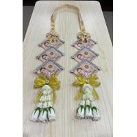 ราคา สีเงิน 6 ซอง มาลัยใส่แบงค์ พวงมาลัยคล้องคอนาค พวงมาลัยบ่าวสาว พวงมาลัยประดิษฐ์ (21408522970)