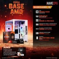 ราคา iHAVECPU คอมประกอบ BASED4AMD 18 AMD RYZEN 5 5500 3 6GHz 6C 12T ไม่มีการ์ดจอไม่สามารถใช้งานได้ อัพเกรดการ์ดจอติดต่อ ADMIN MSI B450M A PRO MAX KINGSTON FURY BEAST x iHAVECPU 16GB 8x2 DDR4 3200MHz BLACK 