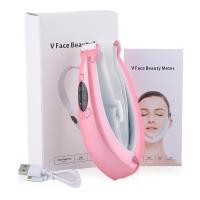 ราคา เครื่องนวดไฟฟ้านวดหน้ากระชับสัดส่วนรูปตัววีผิวขาวบำบัดด้วยกระแสไฟฟ้าขนาดเล็กทำให้หน้าเรียวขึ้นเครื่องกระชับใบหน้าเครื่องเผาผลาญไขมันไฟ Led สีแดงและสีฟ้าคางสองชั้นลดริ้วรอยเข็มขัดออกกำลังกายขากรรไกร (2