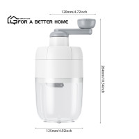 ราคา แบบพกพา เครื่องทำบิงซู ทีทำนำแข็งใส ที่ปั่นน้ำแข็ง เครื่องทำน้ำแข็งใส เครื่องบดน้ำแข็งใส แบบมือหมุน (21411657019)