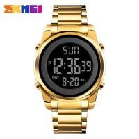 ราคา SKMEI ดิจิตอล2 Time Mens นาฬิกาแฟชั่น LED Digital นาฬิกาข้อมือ Chrono Count Down Alarm ชั่วโมงสำหรับ Mens Reloj Hombre 1611 (21341320936)