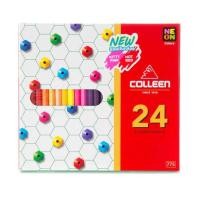 ราคา สีไม้คอลลีน หัวเดียว 12 24 36 48 60 สียาว (21412172771)