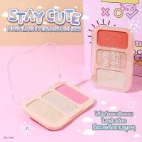 ราคา OB 1469 โอบิวซ์ สเตย์ คิ้วท์ ไฮไลท์เตอร์ แอนด์ บลัชเชอร์ OBUSE STAY CUTE HIGHTER BLUSHER (21366017294)