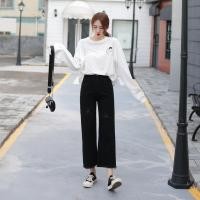 ราคา YH F3609 มีไซส์ S 2XL กางเกงยีนส์ ขายาว เอวสูง ปลายรุ่ย ทรงกระบอกใหญ่ แต่งขาดๆด้านหน้า เก๋ๆสุดชิค (20056312336)