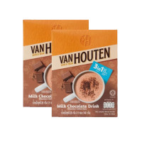 ราคา Van Houten 3in1 Milk Chocolate Drink Powder 140 g แวน ฮูเต็น เครื่องดื่ม มิลค์ ช็อกโกแลต 140g 28g x 5ซอง 2กล่อง (18548827931)
