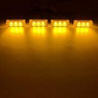 ราคา ไฟหน้าติดกระจังหน้ารถยนต์ LED ขนาดเล็ก12V ไฟแฟลชรถยนต์ไฟกะพริบเตือนฉุกเฉินสำหรับตำรวจ lampu Jalan กลางวัน (21358484938)