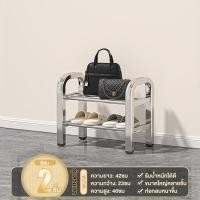 ราคา ชั้นวางรองเท้า สแตนเหล็ก ที่เก็บรองเท้า ชั้นวางรองเท้าเหล็ก 2 3 4 5ชั้น วางได้ 20 คู่ ไม่เป็นสนิม shoe rack มั่นคงไม่โยกเยก ประกอบง่าย (21422451076)