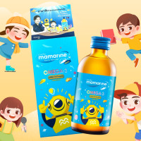 ราคา มามารีน คิดส์ วิตามินเด็ก Mamarine KIDS MAMARINE Omega 3 Plus Lysine น้ำเงิน Mamarine Bio C ส้ม Bio C Plus Elderberry ม่วง (21222538033)