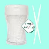 ราคา ไม้จิ้มฟัน ไม้จิ้มฟันพลาสติก ไม้จิ้มพลาสติก แปรงซอกฟันพลาสติก ไม้จิ้มฟันอนามัย ไม้จิ้มฟัน2หัว ขวดละ 100 ชิ้น (21379859900)