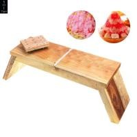 ราคา ม้าไสน้ำแข็งพร้อมใบมีดอย่างดีและตัวเกาะน้ำแข็ง ครบชุด กบไสน้ำแข็งโบราณ (10397535718)