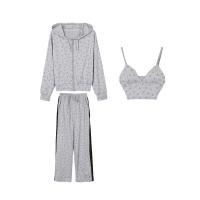 ราคา SODSAI พร้อมส่ง ชุดเซท 3ชิ้น ชุดผู้หญิง กางเกงขายาว สายเดี่ยว เสื้อแขนยาวมีฮู้ด สายฝอ สไตล์เกาหลี (20983649145)