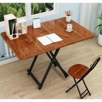 ราคา ชุดโต๊ะ พร้อมเก้าอี้ พับได้ ชุดโต๊ะ โต๊ะไม้ 1 ตัว เก้าอี้2ตัว YF 3333 (20766529709)