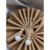 ราคา ต่างหูไข่มุกแท้ รุ่น4 เม็ด 2 สี ขาว ชมพู ขนาดมุกจิ๋ว 4 10 มิล (7170034639)