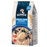 ราคา เควกเกอร์ ข้าวโอ๊ต สุกเร็ว 1000 กรัม Quick Cooking Oatmeal 1000g Quaker brand (21383076947)