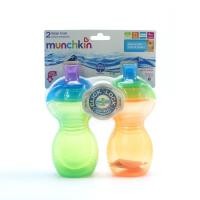 ราคา Munchkin MNK15445 ถ้วยหัดดื่ม คละสี 9oz Click Lock Sippy Cup 2pk (15576076874)
