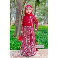 ราคา ชุดเด็กมุสลิมหญิงชุดเดรสคุณหนูแต่งกริตเตอร์ ชุดเดรสเด็กผู้หญิงอิสลาม เดรสเด็กน่ารัก เนื้อผ้าซาร่ามีไซซ์M XL (20834523897)