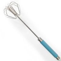 ราคา ตะกร้อตีไข่ ที่ตีฟองกึ่งอัตโนมัติแบบมือกด ที่ตีไข่สแตนเลส ปกรณ์ผสมอาหาร ตะกร้อตีฟอง Push Down Whisk (9358655149)