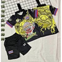 ราคา ชุดบอลเด็กไทย เด็กใส่ได้1ขวบถึง12ขวบ ลายพิมพ์เลเซอร์ ซักเครื่องได้ สีไม่ลอกสีไม่ตก (21076283429)
