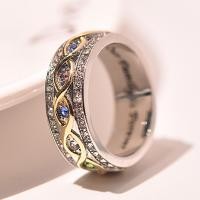 ราคา แหวนทอง18K สองสีครอบครัวตลอดไปแหวนวันหยุด (21336218464)