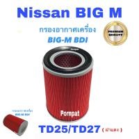 ราคา กรองอากาศเครื่อง นิสสัน บิ๊กเอ็ม TD25 TD27 ฝาแดง Nissan Big M (10339858311)