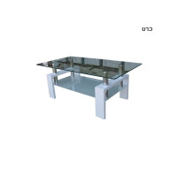 ราคา โต๊ะกลางกระจกลีโก้ โต๊ะกาแฟ โต๊ะกระจกนิรภัย หนา 8 มิล ขนาด 110 ซม (7696598347)