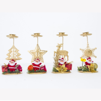 ราคา เครื่องประดับเชิงเทียนเหล็กดัดคริสต์มาสสไตล์แบบสุ่มเชิงเทียนตกแต่งโต๊ะคริสต์มาส (20497872817)