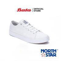 ราคา Best Seller Bata บาจา ยี่ห้อ North Star รองเท้าผ้าใบ รองเท้าสนีกเกอร์ รองเท้าผ้าใบผูกเชือก สำหรับผู้ชาย รุ่น Rolf สีขาว 8291042 (14690772712)