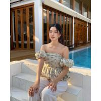 ราคา Mimosa blouse beige (21183427252)