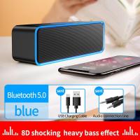 ราคา Super Sound Bluetooth Speaker USB Computer Speakers 3D Stereo Bass Sound Subwoofer Music Player for PC Laptop Desktop Multimedia Loudspeaker (19665272494)