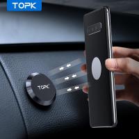 ราคา TOPK Magnetic Car Phone Holder Dashboard Cell Phone Stand Steering Wheel Holder Magnetic Wall Holder for iPhone Samsung Xiaomi (19099832165)