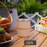 ราคา แก้วแสตนเลสอย่างดี แข็งแรง ทนทาน แก้วแสตนเลส 304 ขนาด 300 ML SUS304 (19609225423)