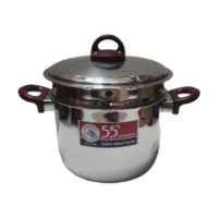 ราคา หม้อหุงต้ม หม้อนึ่ง ตราหัวม้าลายรุ่น 55ปี แถมชั้นนึ่ง ขนาด 22 ซม (19331483401)