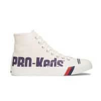 ราคา Pro Keds รุ่น Royal Pro Hi Logo Printed Canvas รองเท้าผ้าใบ ผู้ชาย สี White Purple PK61477 (20680916202)