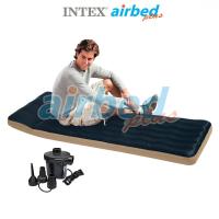 ราคา INTEX ที่นอนแค้มปิ้งเป่าลม ผ้าด้านบน 0 72 x 1 89 x 0 20 ม รุ่น 68798 ที่สูบลมไฟฟ้า (21038804258)