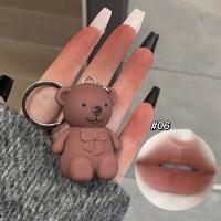 ราคา ลิปสติก ลิปหมี ลิปสติก พวงกุญแจ กำมะหยี่เนื้อแมท สีนู้ด ลิปสติก ลิปจิ้มจุ่ม ลิปจุ่ม Art Value A01 (18888497741)