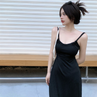 ราคา SODSAI พร้อมส่ง เดรสยาว เชือกผูกด้านหลัง ผ้าลื่นมัน สุดเซ๊กซี่ โชว์หลัง (21361729962)