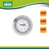 ราคา ไฟท้าย LED 12 24V ไฟท้ายรถบรรทุก LED ขอบสเตนเลส ไฟ led รถบรรทุก 1 อัน ใช้ได้ทั้ง 12V และ 24V ขอบเลส (11294239970)