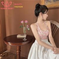ราคา เสื้อกล้ามสายเดี่ยว เสื้อสายเดี่ยวสวยๆน่ารักๆ ผูกหลังสีหวาน เสื้อสายเดี่ยวลายดอกไม้พร้อมส่ง เสื้อสายเดี่ยวเเฟชั่น (21308201324)