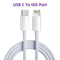 ราคา สาย USB C สำหรับ iPhone 11 12 13 14 Pro x XR 20W ชาร์จเร็วสำหรับ iPhone CABLE 8 7 iPad PD ที่ชาร์จ USB Type C สายข้อมูล IOs (21358593815)
