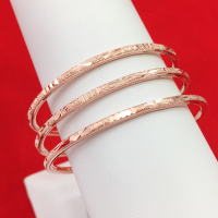 ราคา กำไลตัดลายสีนาก 3 วง กำไลนาก เส้นผ่านศูนย์กลาง 6ซม สร้อยข้อมือนาก สร้อยข้อมือไมครอน สร้อยข้อมือแฟชั่น ฟรีถุงกำมะหยี่ (15701610626)