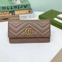 ราคา GUCCI กระเป๋าสตางค์ GG MARMONT CONTINENTAL WALLET (21228170494)