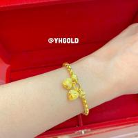 ราคา สร้อยข้อมือทอง2สลึง YHGOLD คตกิต หวาย สามห่วง ห่วงคู่ ทองคำแท้96 5 (15830572415)